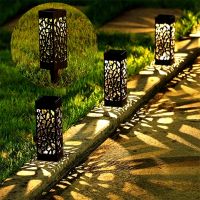 【LZ】△✿  Solar Yard Waterproof Enterrado Light Decor Solar Pavilion Lawn Lamps Lâmpada de Natal ao ar livre Decoração de gramado Solar Garden Way