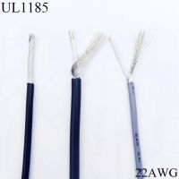 【Hot-Selling】 สายสัญญาณมีเปลือกหุ้มลวด22AWG ช่องเสียง1แกนเดี่ยวหูฟังทองแดงป้องกันการรบกวนป้องกันลวด UL1185