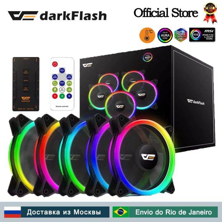 Darkflash DR12 Pro 120Mm Led Pc Computer Case Fan Rgb Water Cooling Cpu ...