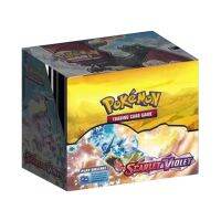 Pokémon TCG: กล่องโชว์สีแดงเข้ม &amp; ไวโอเล็ตบูสเตอร์ (36แพ็ค) การ์ดโปเกมอนของเล่นเด็กเทรดดิ้งการ์ดเกมสำหรับสะสม