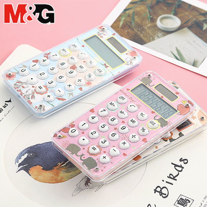 m-amp-g-cute-cartoon-calculator-solar-energy-mini-portable-calculator-school-supplies-kawaii-environmentally-friendly-calculators