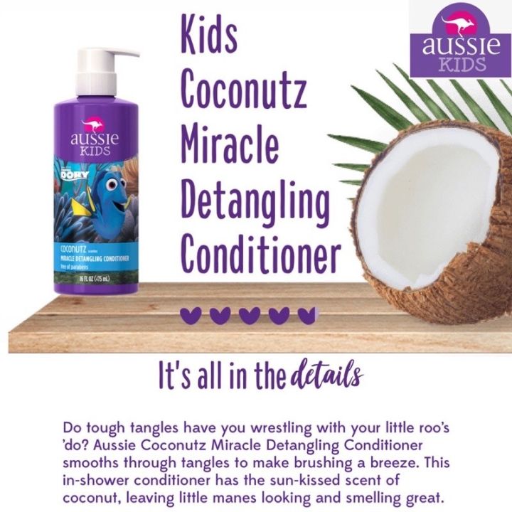 aussie-coconutz-miracle-detangling-conditioner-ออสซี่-โคโคนัทซ์-คอนดิชั่นเนอร์-ราคา-550-บาท