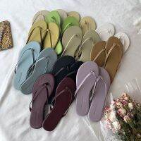 Spot Gifts Teemandago Mang Dagu Renzhu Woman Wear Home Various Solid Soft Flat Casual Holiday Beach Shoes