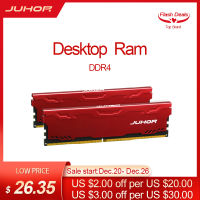 JUHOR DDR4 Ram 16GB 8GB 4GB 2133MHz 2400MHz 2666MHz 3200MHz 3000MHz DIMM Desktop Memory New Dimm Ship Memoria Rams With HeatSink