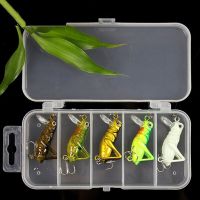 [hot]5pcs/lot Jig Grasshopper Bait X489 4cm Fishing Crap Tackle Fishing with Set Artificial Fishing Box Sea Lures Wobbler 3g Insect