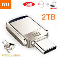 ร้อน2ไตรโลไบต์โลหะดิสก์ U 2 IN 1 OTG 1024กิกะไบต์64กิกะไบต์แฟลชไดรฟ์ USB 3.1 512กิกะไบต์1ไตรโลไบต์ไดรฟ์ปากกา Memory Stick Type C อะแดปเตอร์ของขวัญใหม่