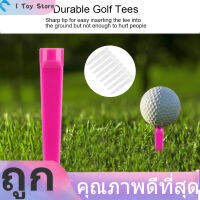 Joliannh 8 Durable Golf Tees ชิ้น 7.5 เซนติเมตรแบบพกพาที่ทนทานพลาสติกกอล์ฟประเดิมชุดกอล์ฟเครื่องมือการฝึกอบรมอุปกรณ์เสริม