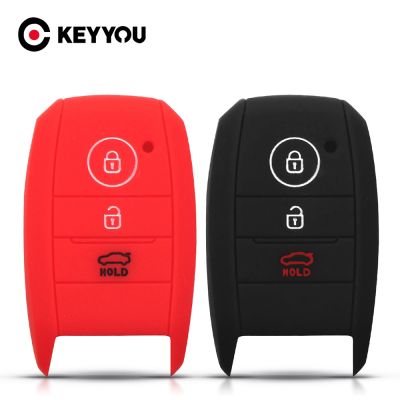 huawe KEYYOU Car Styling Silicone Key Covers Fob Case For Kia Rio KX3 KX5 K3S Ceed Cerato Optima K5 Sportage Sorento Auto Accessories