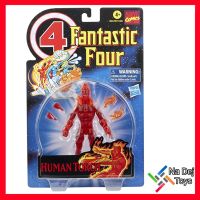 Marvel Legends Retro Fantastic Four Human Torch 6 Figure มาร์เวล เลเจนด์ส เรโทร แฟนทาสติค โฟร์ ฮิวแมน ทอร์ช ขนาด 6 นิ้ว