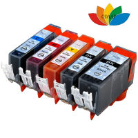 【100%-New】 COMPUNIX MP630 5pk Ip4700 MP640 MP990 CLI Pixma 221 220สำหรับ PGI Ink Ip3600 MX860ที่เข้ากันได้ Ip4600 MP620