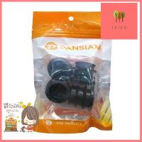 ฝาปิดท่อกลม PAN SIAM รุ่น CR-40B ขนาด 1 x 2 นิ้ว (แพ็ค 4 ชิ้น) สีดำ **สินค้าแนะนำ**