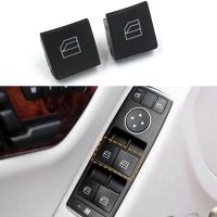 Window Switch Button Covers for Mercedes Benz W204 W212 C E Glk Class, Front Left+Right Window Switch Repair Button Caps