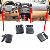 HOT LOZKLHWKLGHWH 576[HOT W] สำหรับ Toyota Land Cruiser LC200 FJ200 2008-2017สีดำเครื่องปรับอากาศ Outlet A/c เครื่องปรับอากาศ Vents Tab คลิปชุดซ่อม