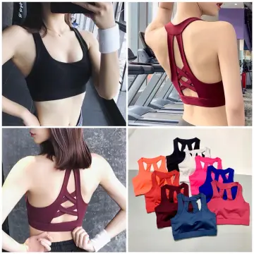 Áo Bra Thể Thao Tập Gym Yoga Chạy bộ NB Hàng Xuất Xịn Vải Dệt Kim Co Giãn  Nâng Giữ Ngực Tốt