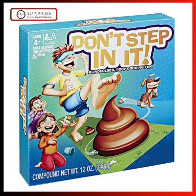 【 Stock】Dont Step เกมเกมปาร์ตี้ตลกเกมครอบครัว Blindfolded Dont Step On Poop Spoof เกมเกมกระดาน Blindfolded Poop Dodging ตัวแปลงความเร็วสูง