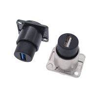 ‘’；【=- D Type Metal USB Socket Female To Female USB 3.0 2.0 Connector Panel Mounting