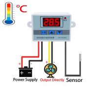 hot【DT】 12V 24V 110V 220V W3002 Digital Temperature Controller 10A Thermostat Regulator XH-3002