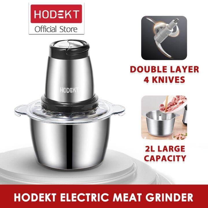 COD HODEKT Processor Meat Grinder mini food processor Blender 304 stainless Lazada PH