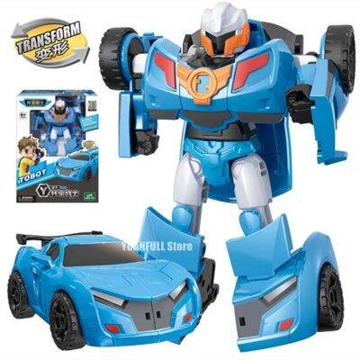 Mini Tobot Korea Cartoon Brothers Anime Tobot Deformation Robot Car Transformation Action Figure Auto Robot Child Kids Toys Gift