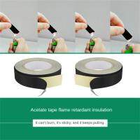 30M Black Acetate Cloth Insulation Tape High Temperature Resistance Acetate Cloth Sticking Firmly For Electric Phone LCD Repair Adhesives  Tape