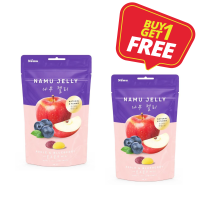 ??*Namu Jelly นามุ เยลลี่ เยลลี่พรีเมี่ยม รสแอปเปิ้ล&amp;บลูเบอรี่ 48g. *Made in Korea*?? ***1แถม1***