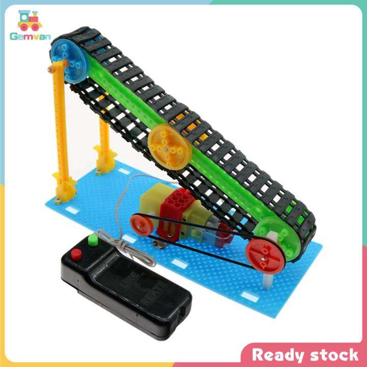 Gemvan DIY Electric Conveyor Lift Science Experiment Kits for Children ...