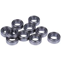 10pcs 13Size Miniature Metal Shielded Sealed Groove Model Ball Bearing Size: MR74-ZZ 4*7*2.5mm