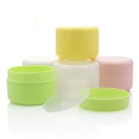 20pcs/lot 10/20/30/50/100/150/250g Empty Makeup Jar Pot Travel Face Cream/Lotion/Cosmetic Container Refillable Bottles Plastic