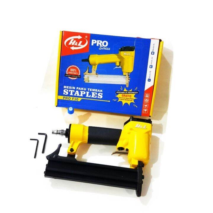 Mesin Paku Tembak Air Nailer Gun Air Nailer F I Kompresor Merk H L Lazada Indonesia