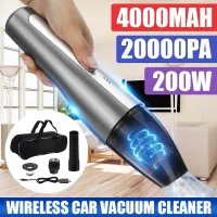 【LZ】✚™  200W 20000pa Mini Wireless Car Vacuum Cleaner Portable Vacuum Cleaner Car Household Dual-use Strong Cyclone Handheld Cleaner