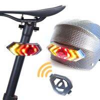 ▨✸ Bike Taillight Turn Signals Warning Led Light Rear USB Rechargeable Helmet Wireless Remote / Gravity Control Bicycle Tail Lights