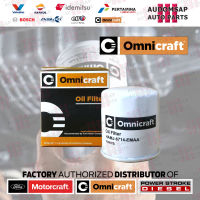 ไส้กรองน้ำมันเครื่อง OMNICRAFT รุ่น QFL-214 สำหรับ MITSUBISHI รุ่น Space Wagon 2.4 ปี 2004-2012 / Triton 2.4 ปี ปี 2005-2023 / Xpander 1.5 ปี 2018-2023 / Xpander Cross 1.5 ปี 2020-2024