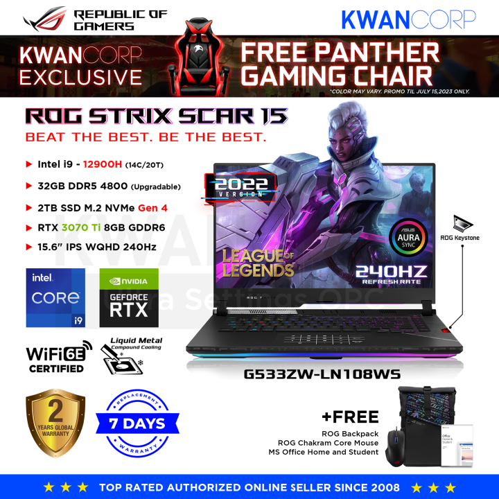 asus rog strix scar 15 32gb ram