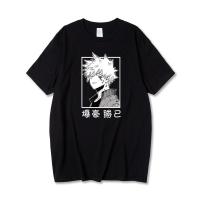 เสื้อยืดพิมพ์ลายแฟชั่น เสื้อยืดแขนสั้นลําลอง พิมพ์ลายอนิเมะ Bakugou Katsuki แฟชั่นฤดูร้อน สไตล์ญี่ปุ่น สําหรับผู้ชาย 202  6QO9