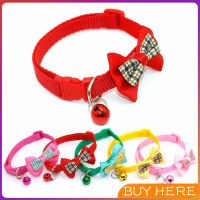 BUY Here ปลอกคอโบว์น่ารัก + กระดิ่ง เลือกสีได้ สายปรับได้ยาว Pet collar