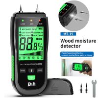 R&amp;D MT-19 Wood Moisture Meter Digital Humidity Meters Wall Hygrometer Timber Damp Detector Building Humidity Tester Carton