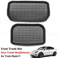 Front Trunk Mat For Tesla Model Y 2023 Accessories ModelY Rear Trunk Storage Mat TPE Protector Cover Waterproof 2021 Car Parts