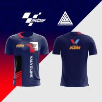 2023 MOTOGP Racing Valvoline T-Shirt Full Sublimation 3D Print T-Shirt Summer Short Sleeve Tee