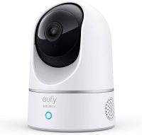 eufy Security 2K Indoor Cam Pan &amp; Tilt, Plug-in Security Indoor Camera with Wi-Fi, IP Camera, Human &amp; Pet AI, Voice Assistant Compatibility, Motion Tracking, HomeBase Not Required