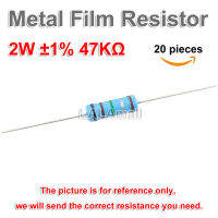 20pcs 47K ohm 2W Metal film resistor