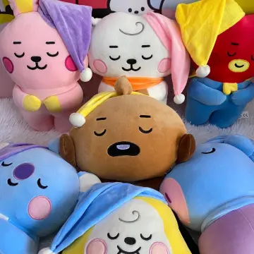 KPOP BTS BT21 Stuffed Plush Toy Pillow Doll Cushion TATA SHOOKY RJ