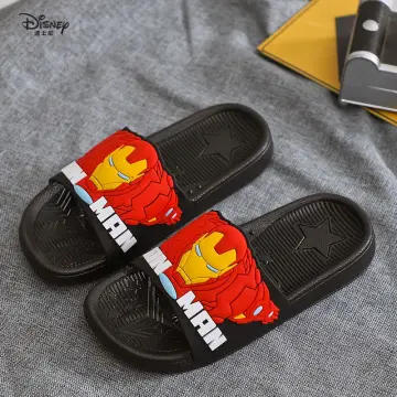 Iron man hot sale slippers mens