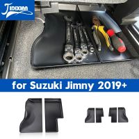 JIDIXIAN รถภายใต้ที่นั่งกล่องเก็บ Organizer ถาดสำหรับ Suzuki Jimny 2019 2020 2021 2022 2023 Up อุปกรณ์ตกแต่งภายใน