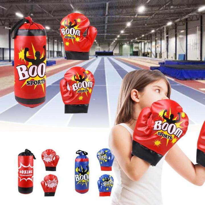 Boxing Bag for Kids Toddler Punching Bag Kids Boxing Gloves Sandbag