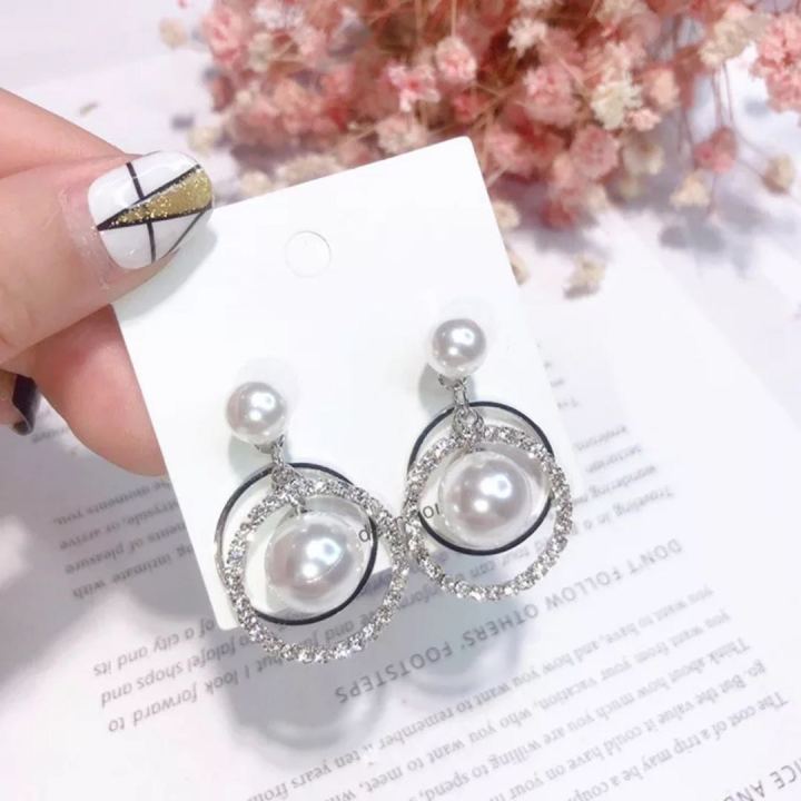 ต่างหูใข่มุกแฟชั่น-ต่างหูแฟชั่นเกาหลี-แฟชั่น2020-ต่างหูใข่มุกน่ารักๆ-fashion-earrings