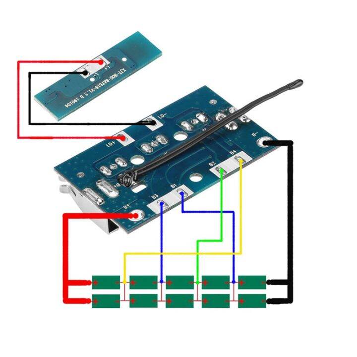 suitable-for-bosch18v-lithium-battery-shell-sleeve-protection-plate-led-light-label-capacity-label-spring