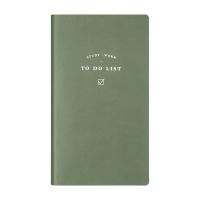 Checklist Gift For Work To Do List Notebook Waterproof PU Leather Daily Planner Self discipline Men Women Simple Small 192 Pages