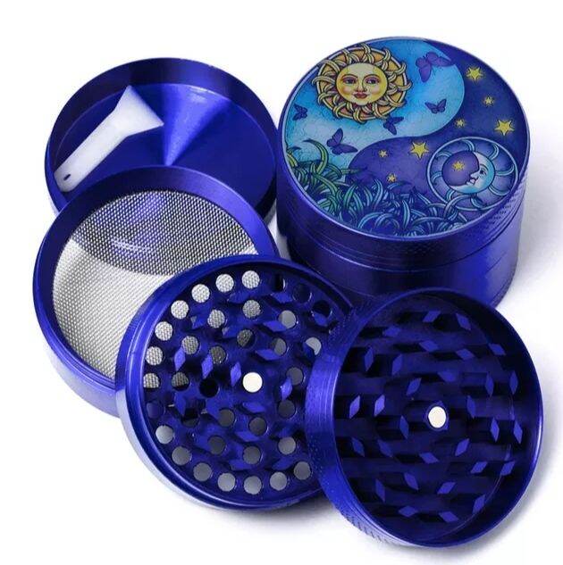 grinder-เครื่องบดอะลูมิเนียม-4-ชั้น-มีกรองผงละเอียด-ฝาแม่เหล็ก-ขนาด-40-มม-ที่บด-เครื่องบด