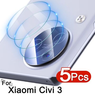 For Xiaomi Mi Civi 3 Camera Lens Film Tempered Glass Lens Protector HD Clear Anti-scratch Protective Cover Film for Mi Civi 3