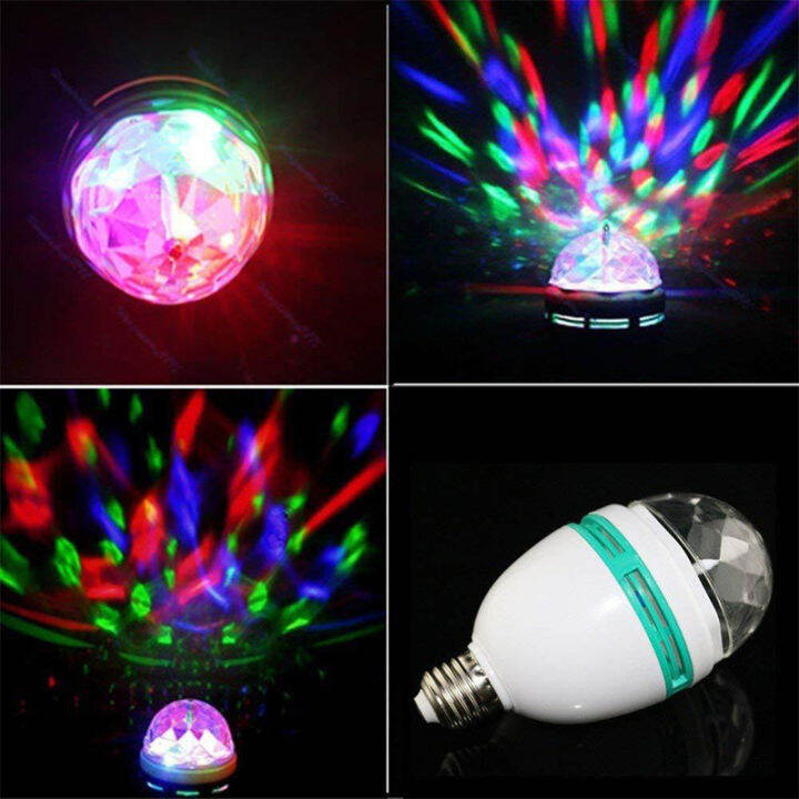 หลอดไฟ-led-e27-หมุนได้สีสันสดใส-full-color-rotating-lamp-หลอดไฟ-3w-ประหยัดพลังงาน-ktv-หลอดไฟสำหรับใช้ในครัวเรือน-j179